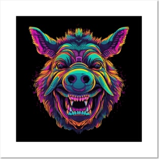 Warthog Smiling Posters and Art